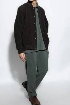 Homme Plissé Issey Miyake GREEN Pleated Pants