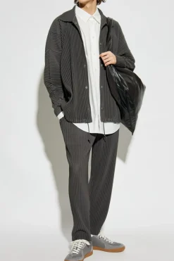 Homme Plissé Issey Miyake GREEN Pleated pants