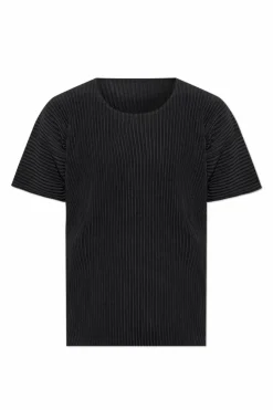 Homme Plissé Issey Miyake BLACK Pleated T-shirt