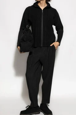 Homme Plissé Issey Miyake BLACK Pleated trousers