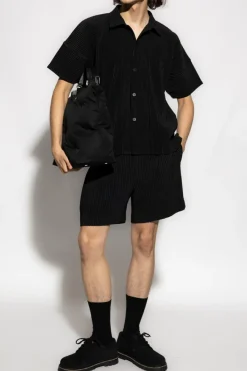 Homme Plissé Issey Miyake BLACK Pleated shirt