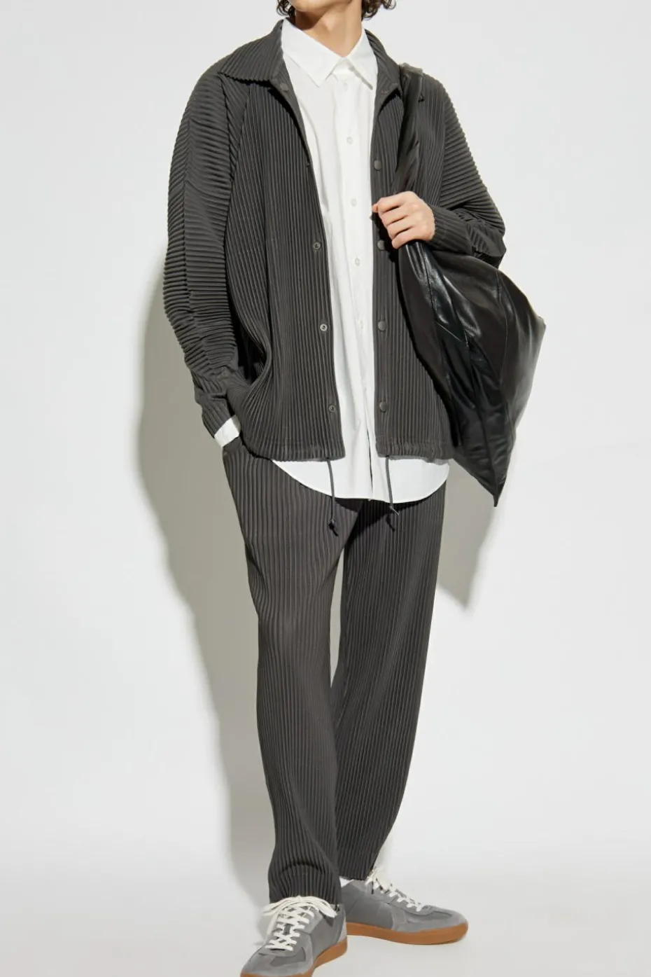 Homme Plissé Issey Miyake WHITE Shirt with pockets