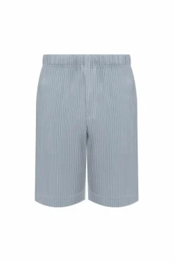 Homme Plissé Issey Miyake light blue Pleated shorts