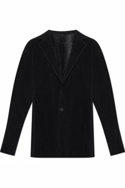 Homme Plissé Issey Miyake BLACK Ribbed Blazer