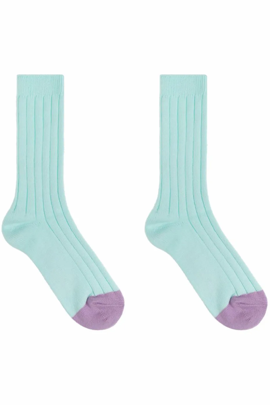 Homme Plissé Issey Miyake light blue Logo socks