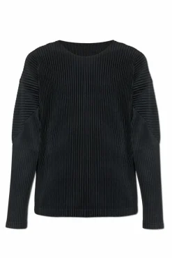 Homme Plissé Issey Miyake BLACK Pleated T-shirt