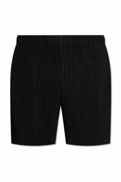 Homme Plissé Issey Miyake BLACK Pleated shorts