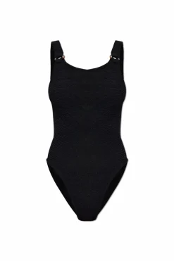 Hunza G BLACK One-piece swimsuit 'Domino'