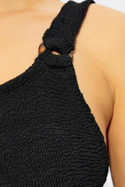 Hunza G BLACK One-piece swimsuit 'Domino'