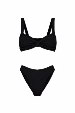 Hunza G BLACK Two-piece 'Bonnie' swimsuit
