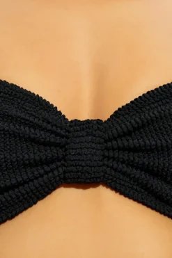Hunza G BLACK Two-piece 'Bonnie' swimsuit