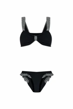 Hunza G BLACK Two-piece swimsuit "Loretta"