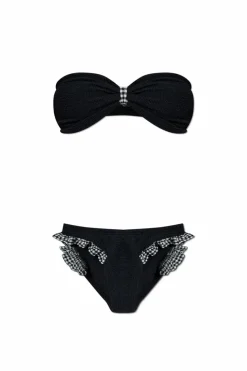 Hunza G BLACK Two-piece swimsuit "Jean"