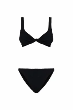 Hunza G BLACK Two-piece swimsuit "Juno"