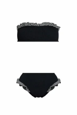 Hunza G BLACK Two-piece swimsuit "Peggy"