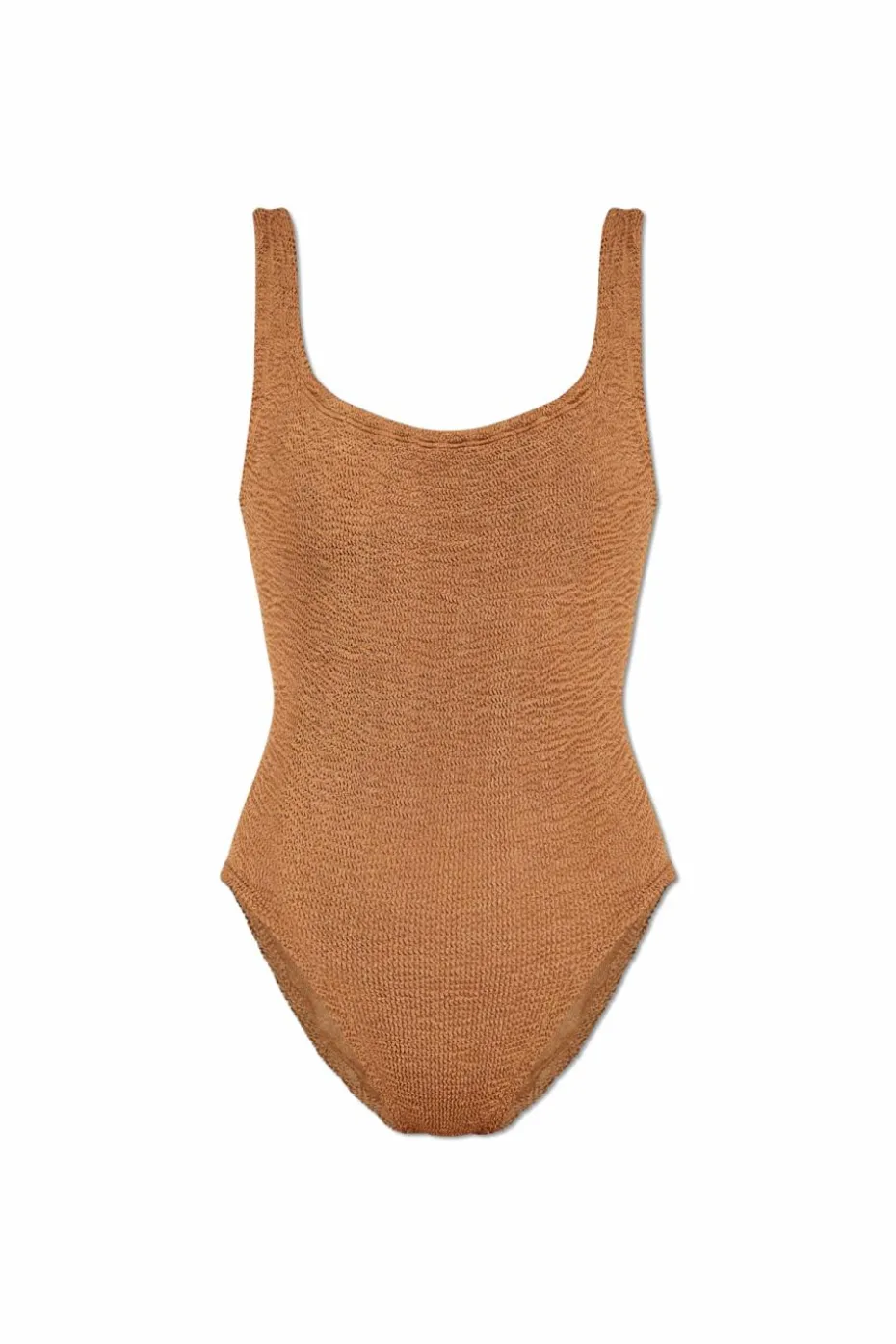 Hunza G BROWN One-piece swimsuit "Square"