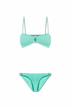 Hunza G GREEN Two-piece swimsuit "Misty"