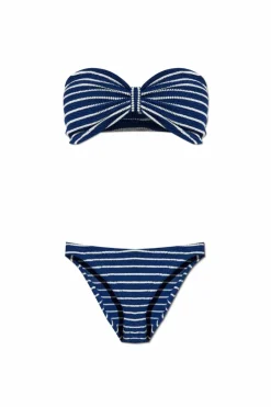 Hunza G NAVY BLUE Two-piece swimsuit Jean