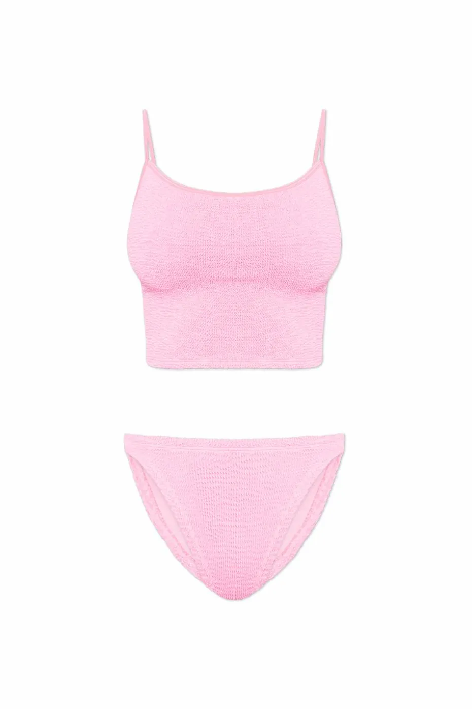 Hunza G PINK Two-piece swimsuit `Strap`