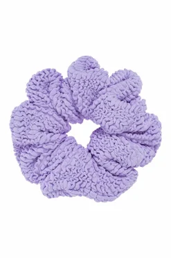 Hunza G PURPLE Hair scrunchie