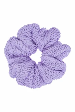 Hunza G PURPLE Hair scrunchie