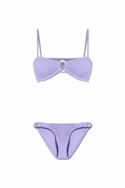 Hunza G PURPLE Two-piece swimsuit "Misty"