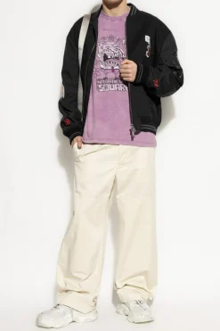 Iceberg BLACK Bomber jacket with patches