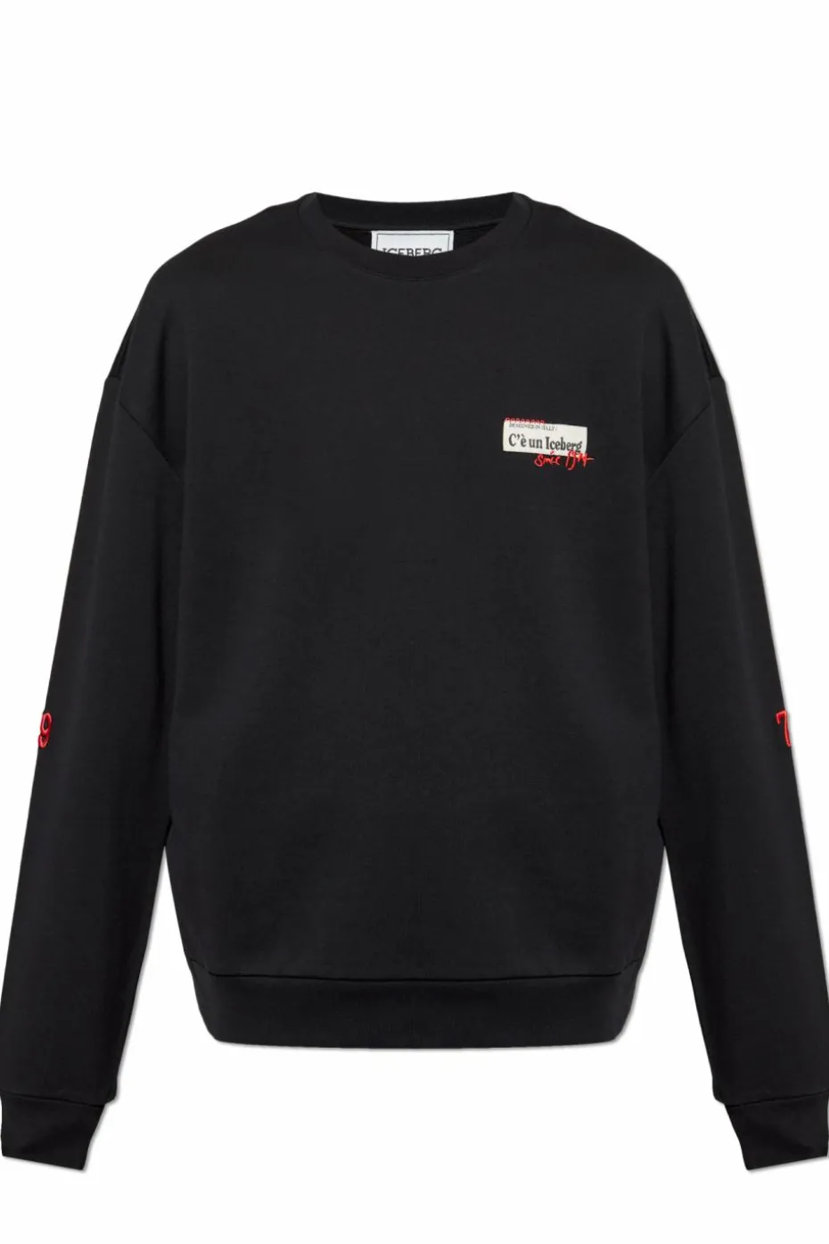 Iceberg BLACK Printed sweatshirt