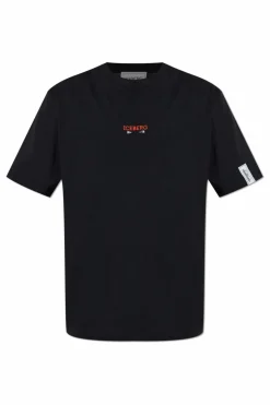 Iceberg BLACK T-shirt with print