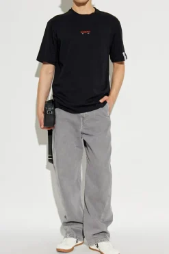 Iceberg BLACK T-shirt with print