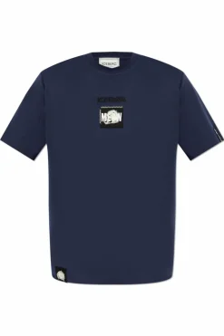 Iceberg NAVY BLUE T-shirt with patches
