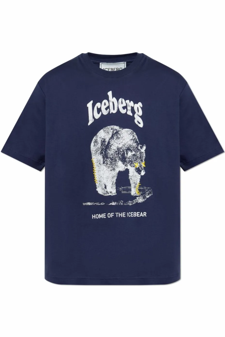 Iceberg NAVY BLUE T-shirt with print