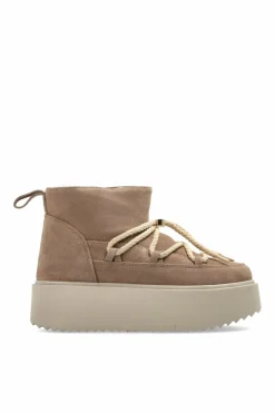 Inuikii beige Snow Boots "Classic Low Platform"