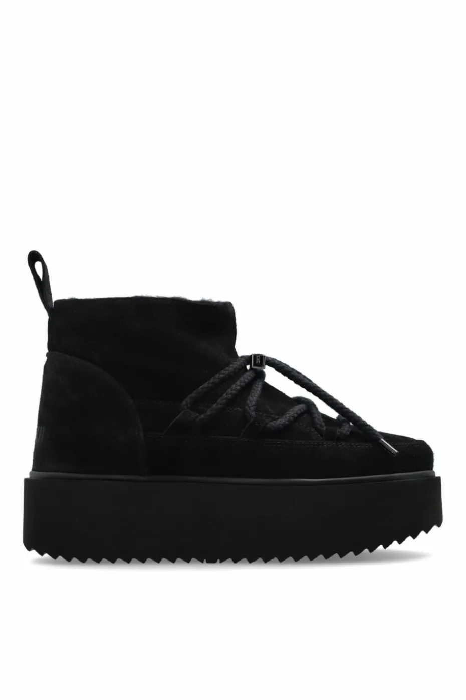 Inuikii BLACK "Classic Low Platform" snow boots