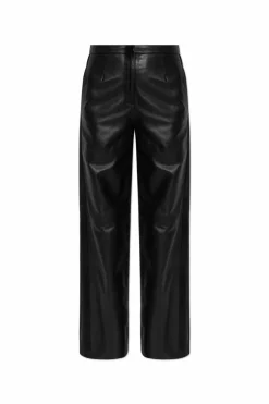 Iro BLACK Leather pants Uleth