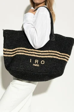 Iro BLACK Shopper bag `Narcy`