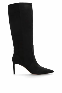 Iro BLACK Suede heeled boots "Davyn"