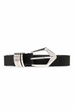 Iro BLACK ‘Sugar’ leather belt