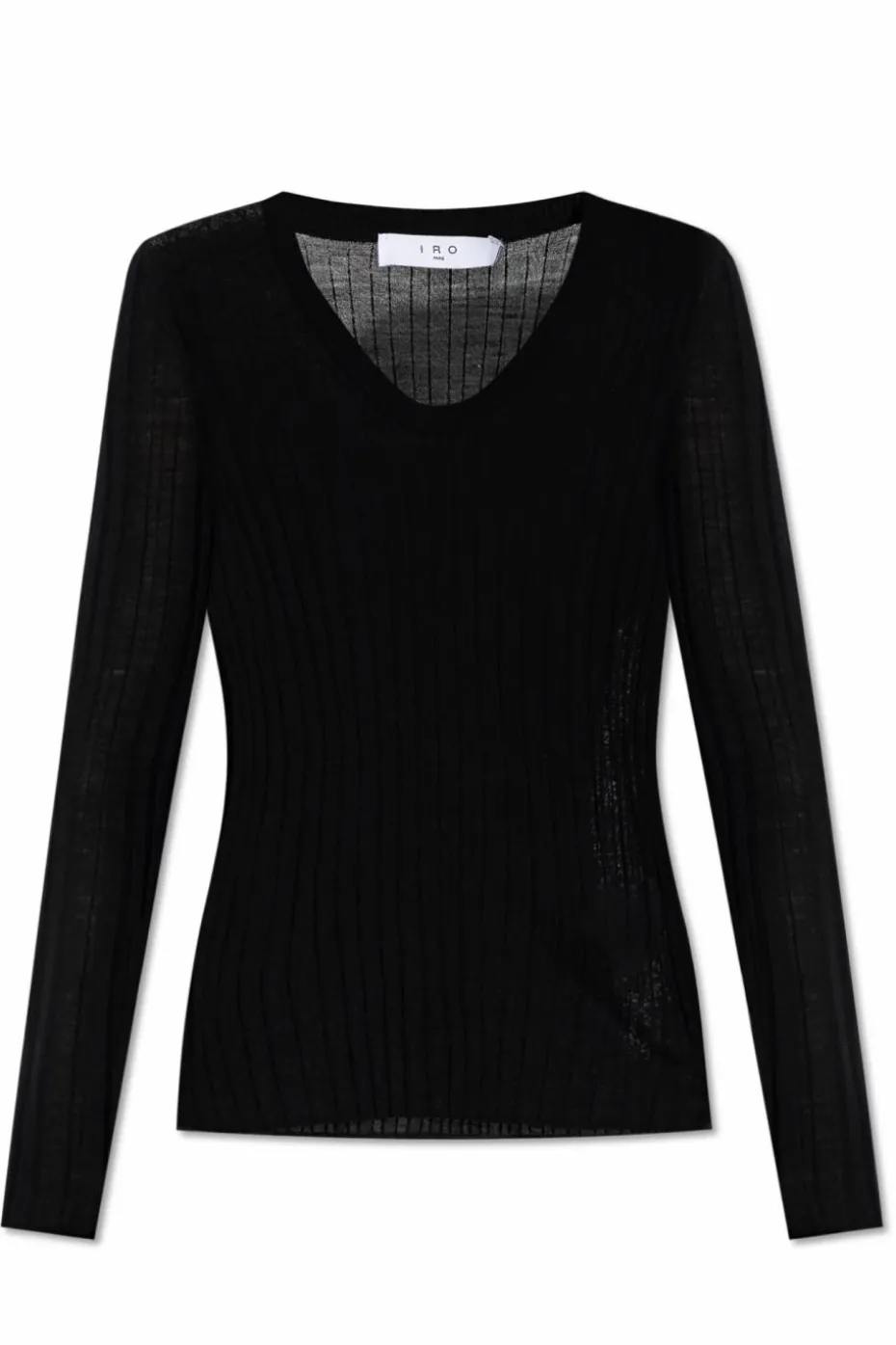 Iro BLACK Wool top "Hattie"