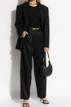 Iro BLACK Wool top "Hattie"