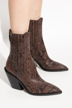 Iro BROWN Heeled ankle boots "Mazola"