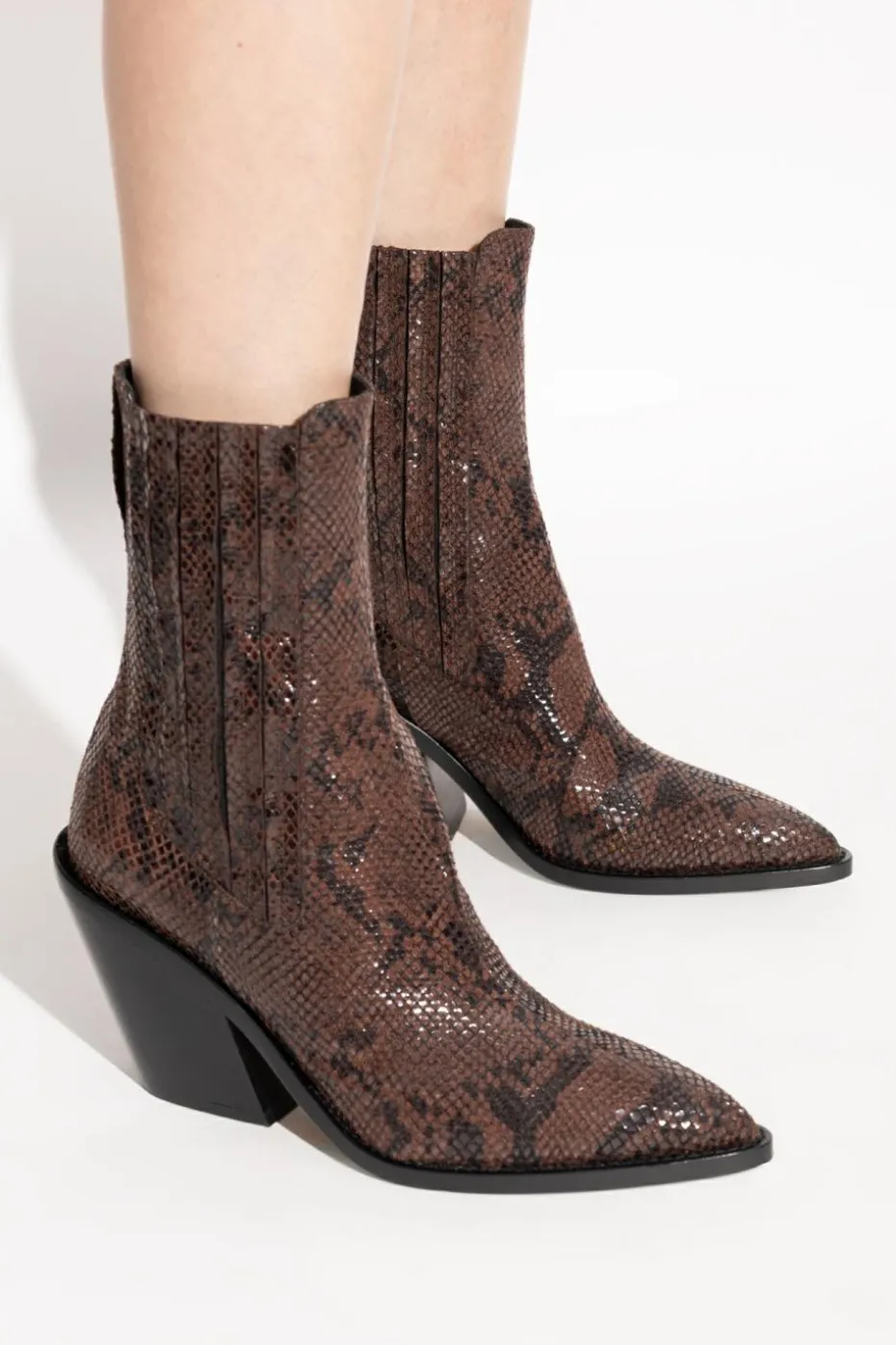 Iro BROWN Heeled ankle boots "Mazola"