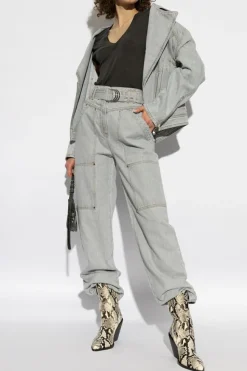 Iro GREY Denim jacket Hugo
