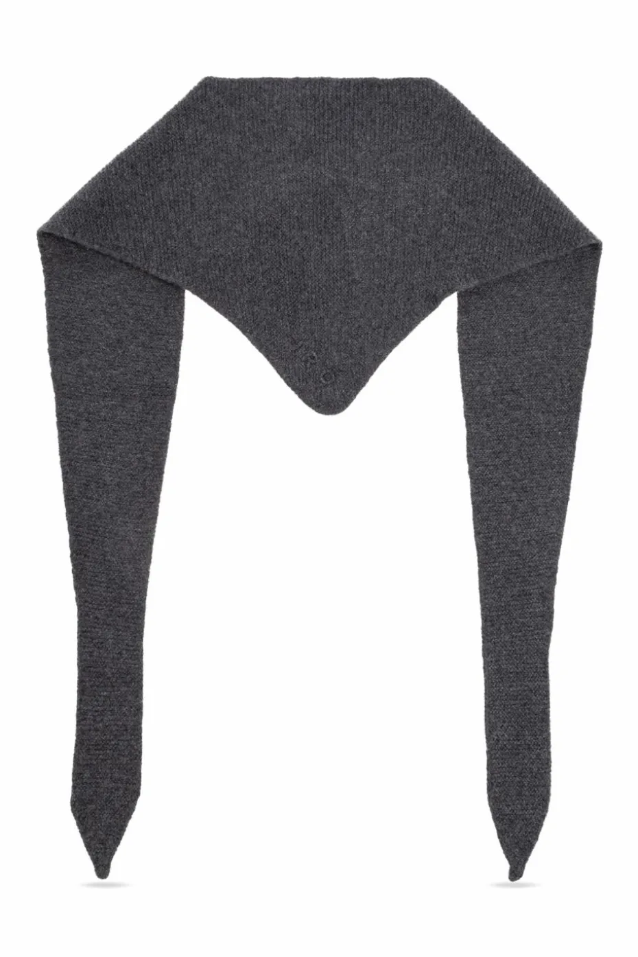 Iro GREY "Tritri" triangular scarf