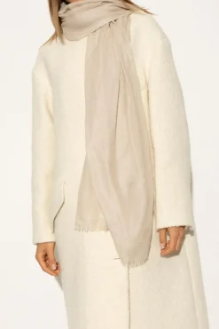 Isabel Marant beige ‘Alette’ cashmere scarf