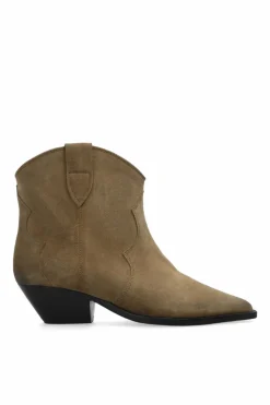 Isabel Marant beige ‘Dewina’ heeled ankle boots