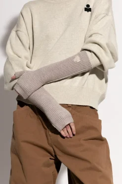 Isabel Marant beige Gloves "Enos"
