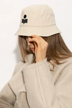 Isabel Marant beige ‘Haley’ bucket hat