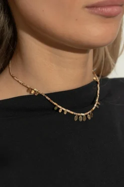 Isabel Marant beige Short necklace with stones