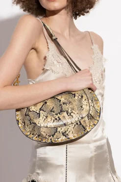 Isabel Marant beige Shoulder bag "Oskan Moon"